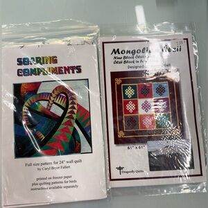 Modern Art‎ Quilt Pattern Bundle – Soaring Compliments & Mongolian Özii